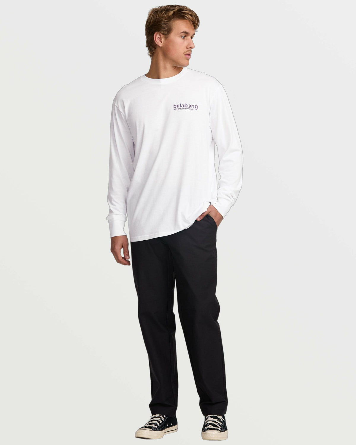 Billabong Grow A/Div Long Sleeve Tee - White