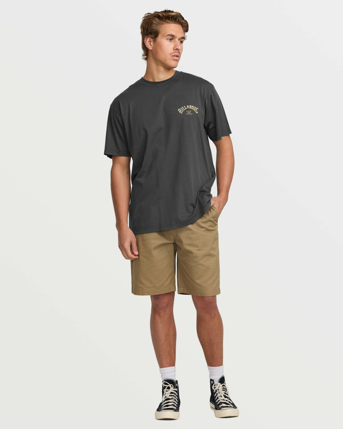 Billabong Hack Premium Wave Wash Tee - Washed Black