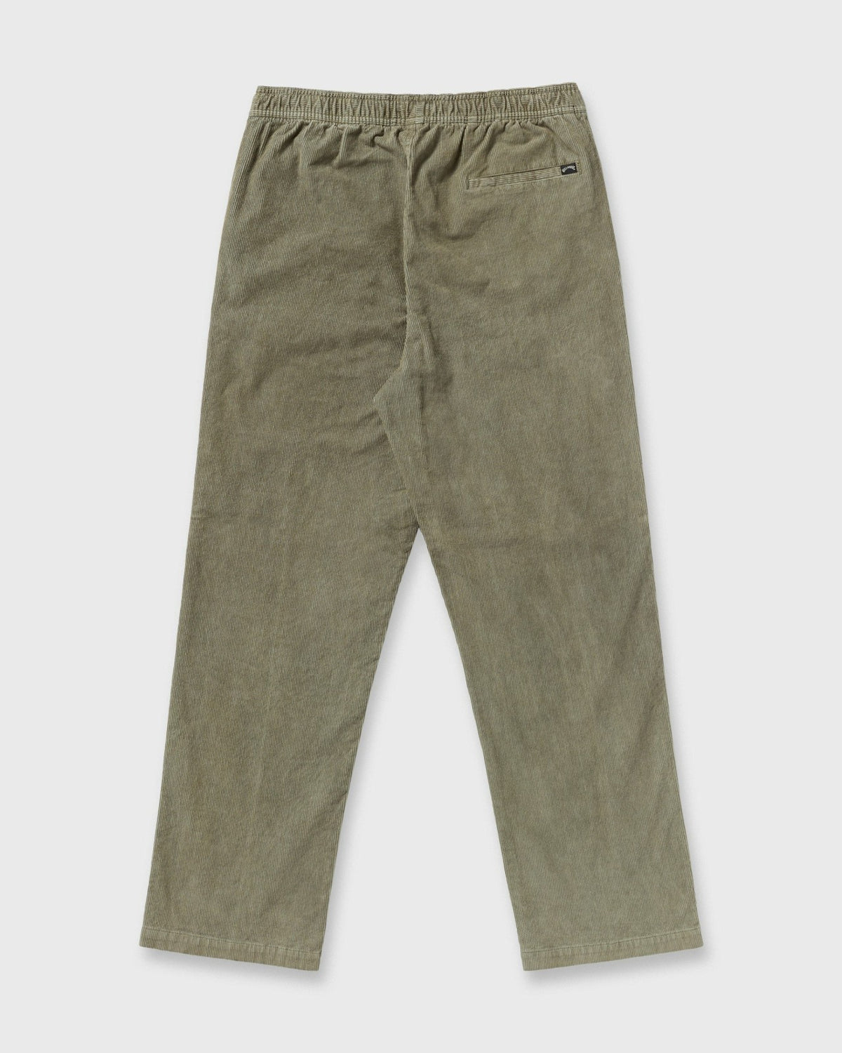 Billabong Larry Elastic Waist Corduroy Pants - Green Ash