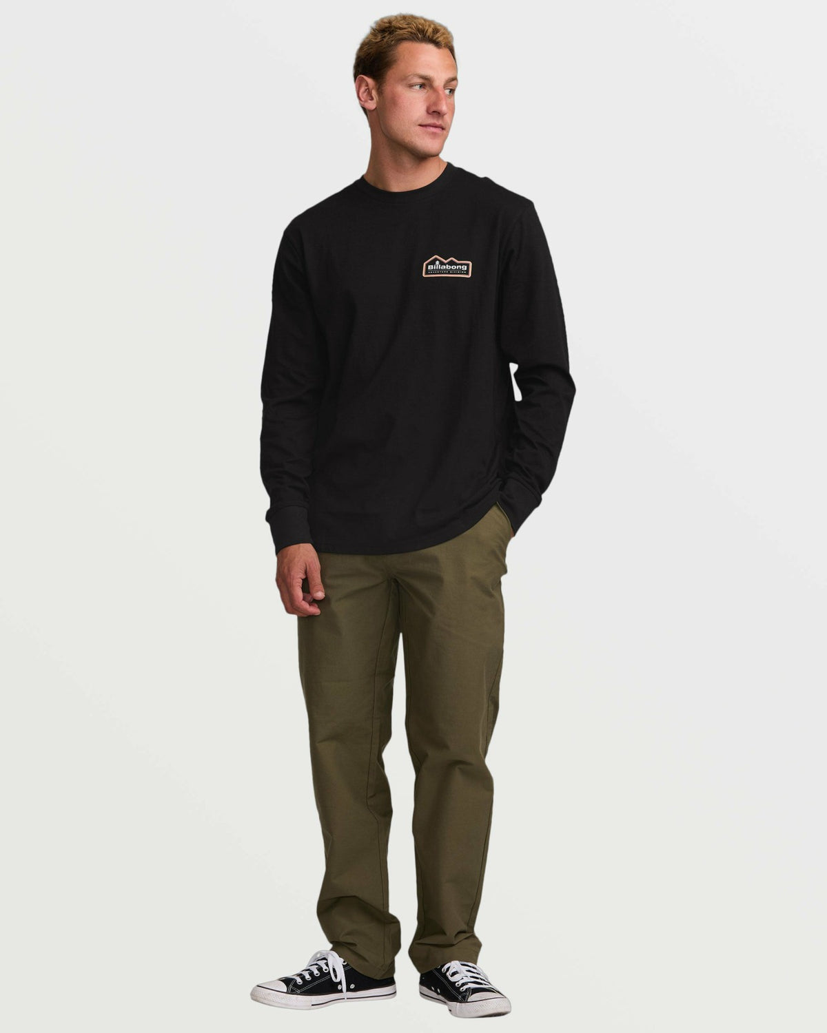 Billabong Range A/Div Long Sleeve Tee - Black