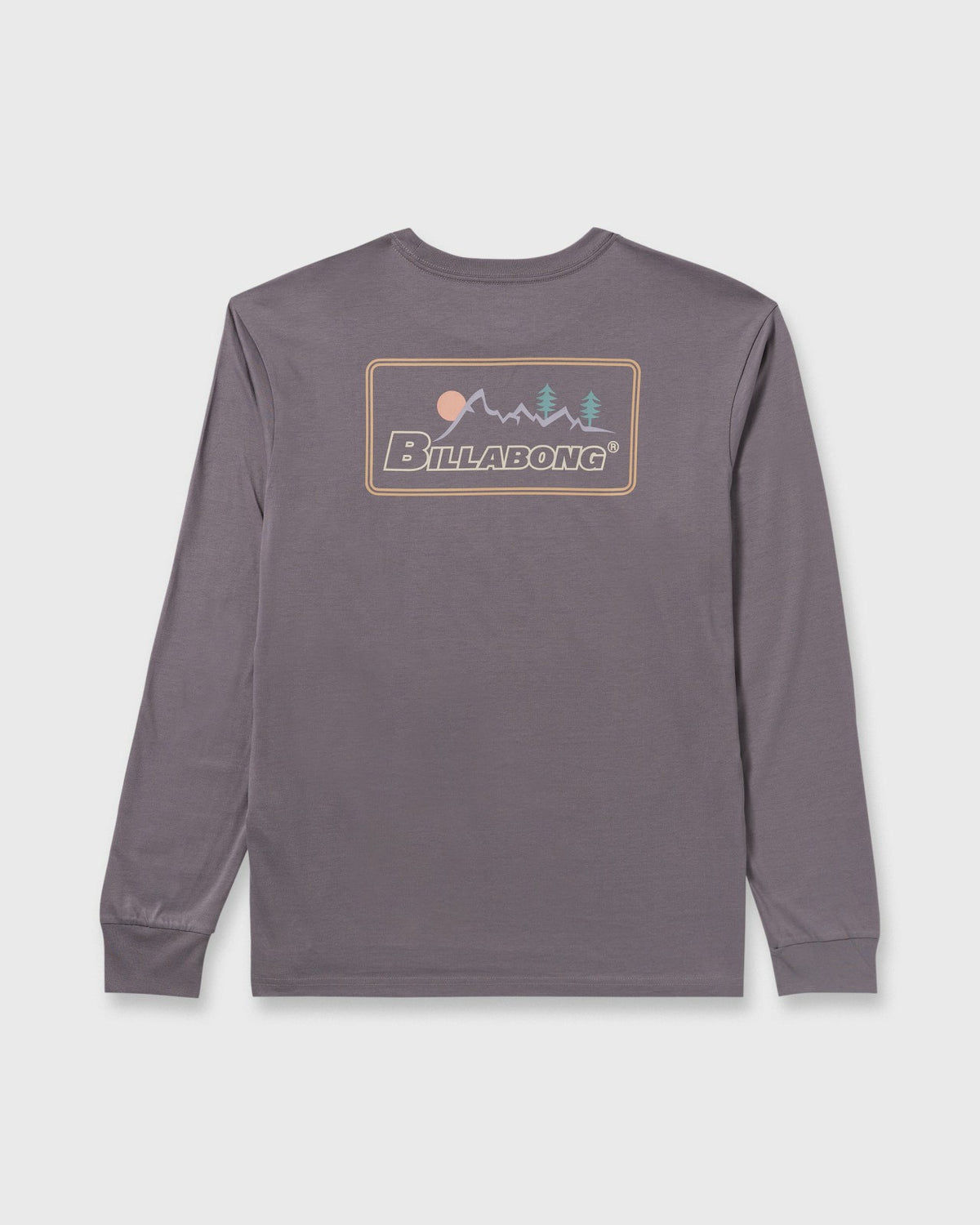 Billabong Range A/Div Long Sleeve T-Shirt - Grey Violet