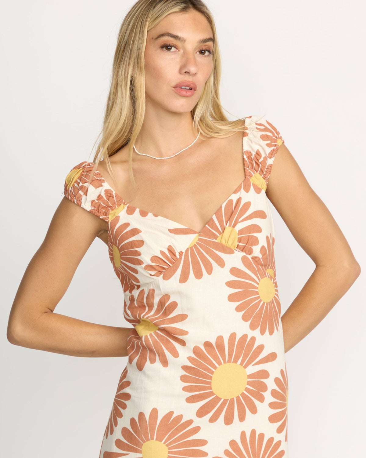 Billabong Shine On Midi Dress - Whitecap