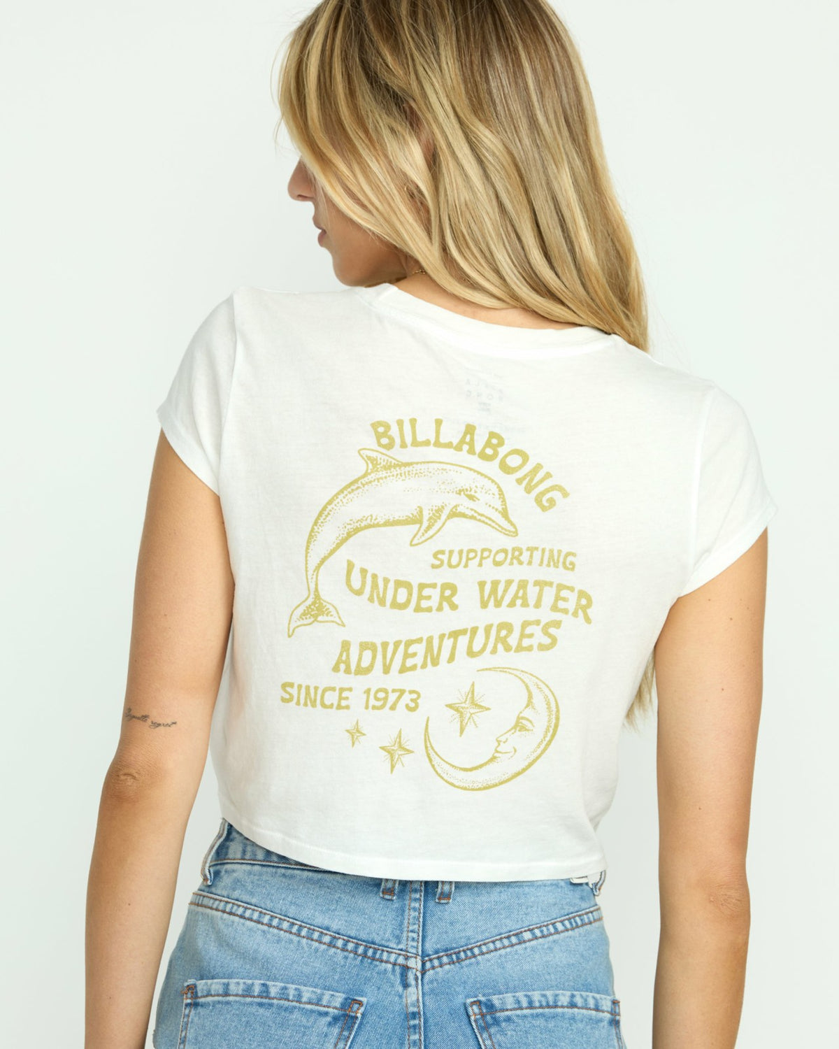 Billabong Sunshine Surf Babes Tee - Salt Crystal