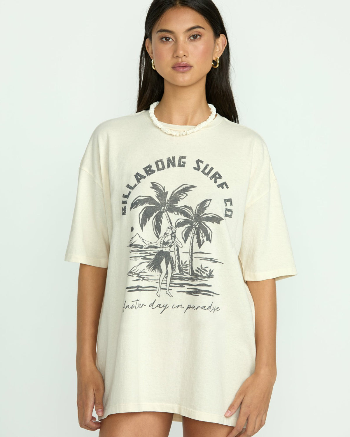 Billabong This Is Tropical Tee - Whitecap