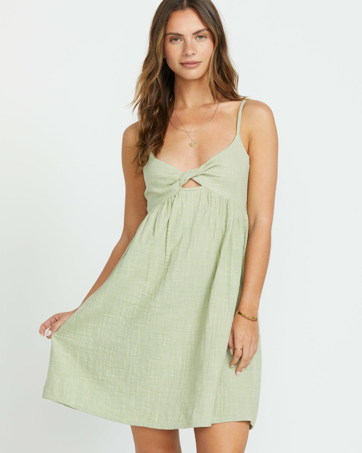 Billabong In A Twist Dress - Pistachio