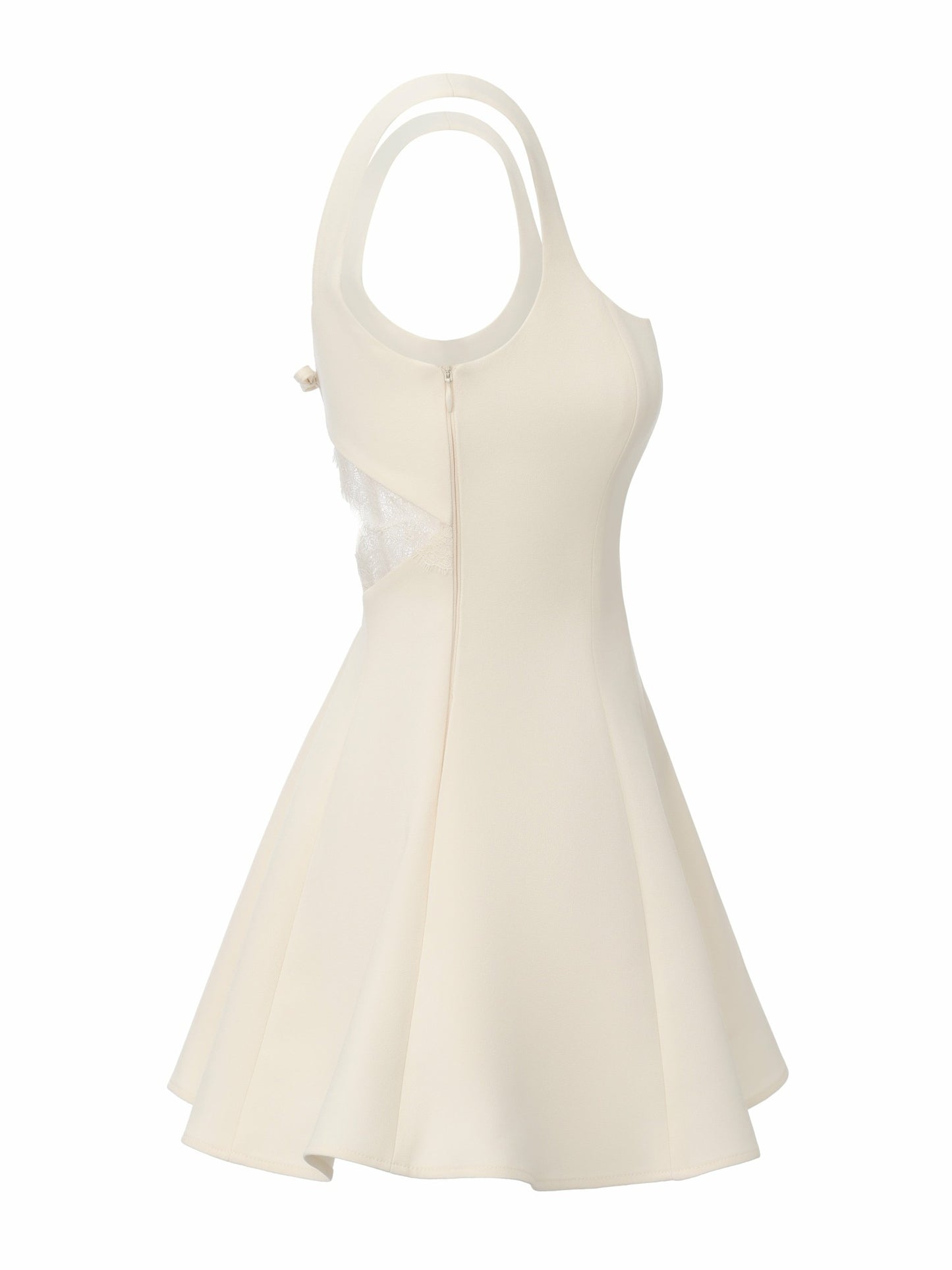Nana Jacqueline Eliza Open-Back Champagne Dress Champagne