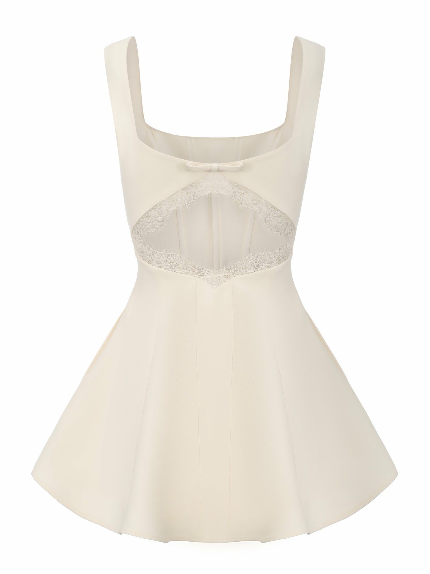 Nana Jacqueline Eliza Open-Back Champagne Dress Champagne