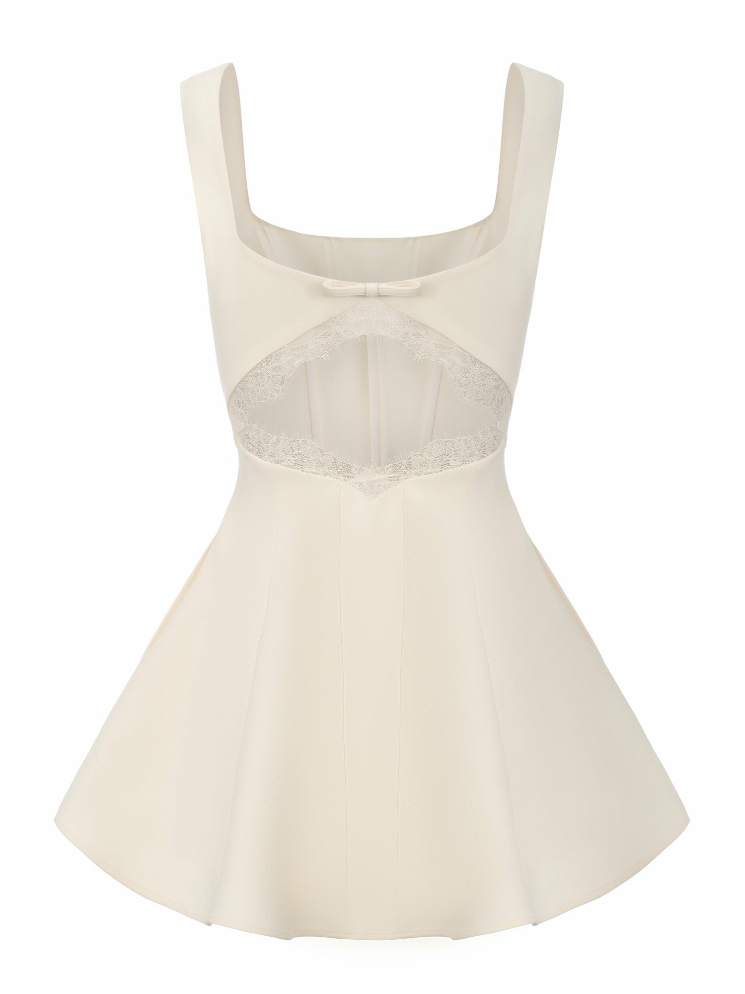 Nana Jacqueline Eliza Open-Back Champagne Dress Champagne