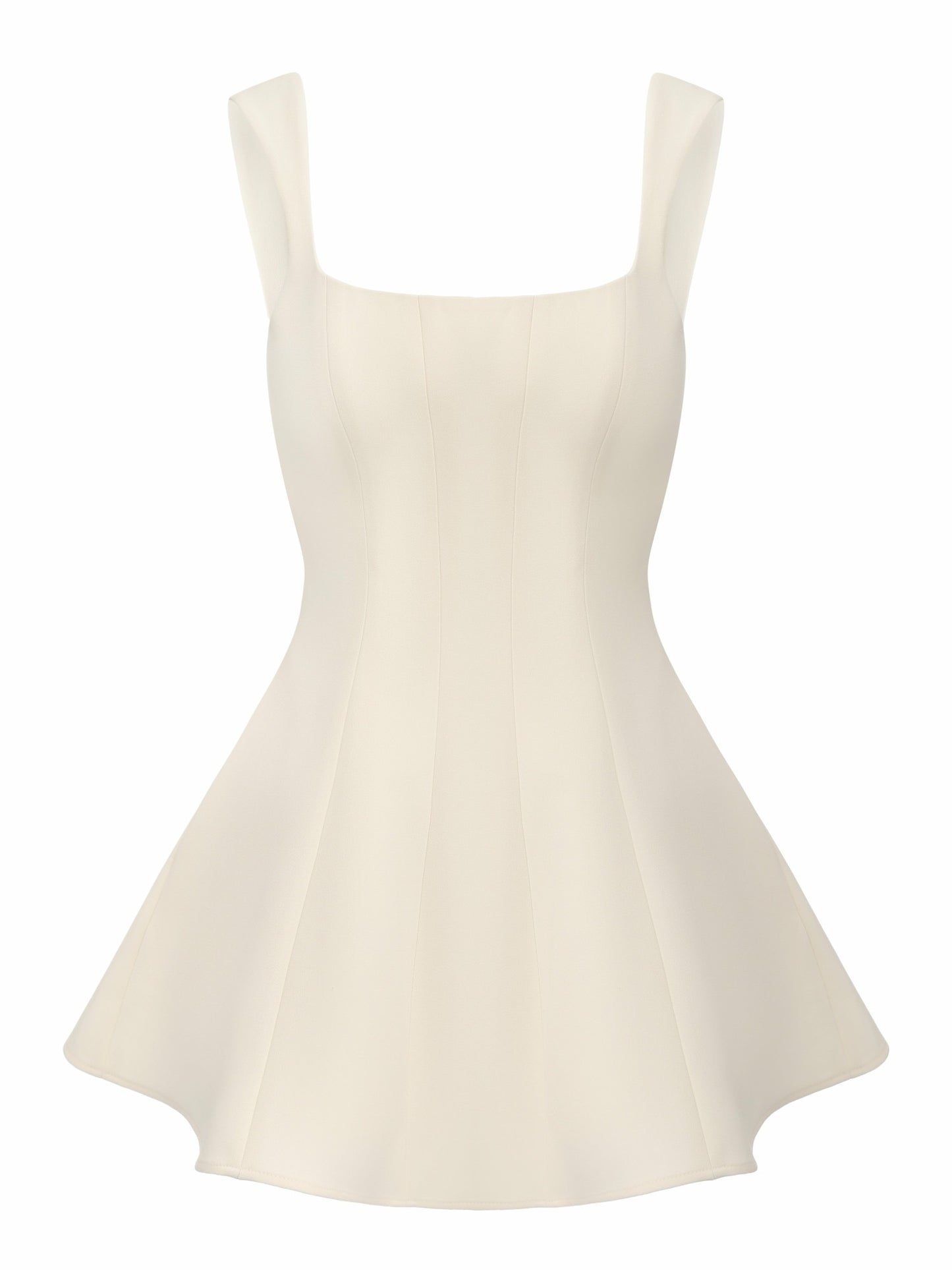 Nana Jacqueline Eliza Open-Back Champagne Dress Champagne