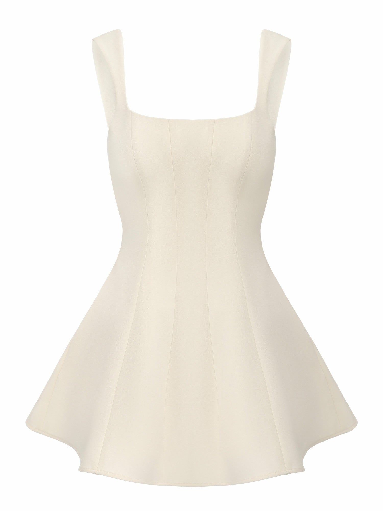 Nana Jacqueline Eliza Open-Back Champagne Dress Champagne