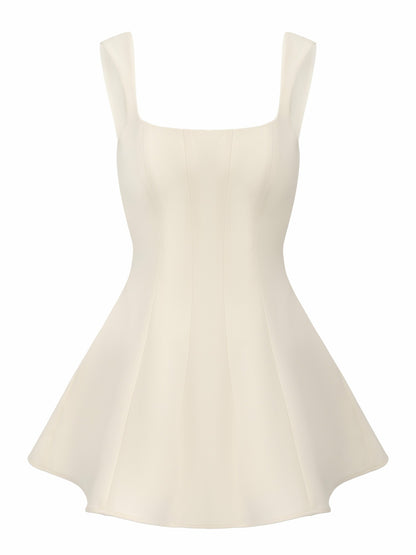 Nana Jacqueline Eliza Open-Back Champagne Dress Champagne