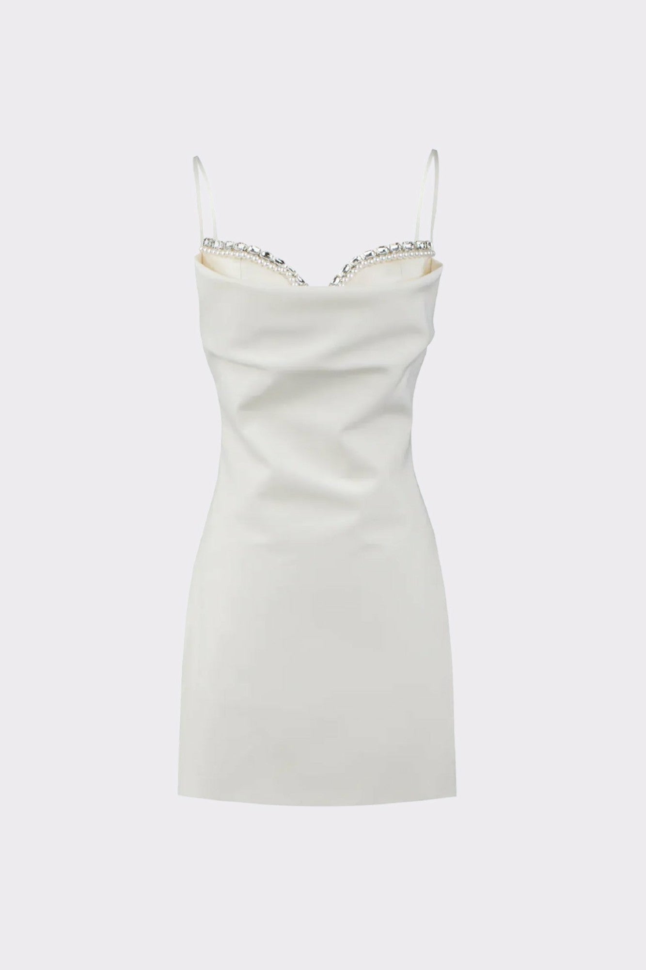 Nana Jacqueline Elsie Dress: White Mini Dress for Wedding After-Party White