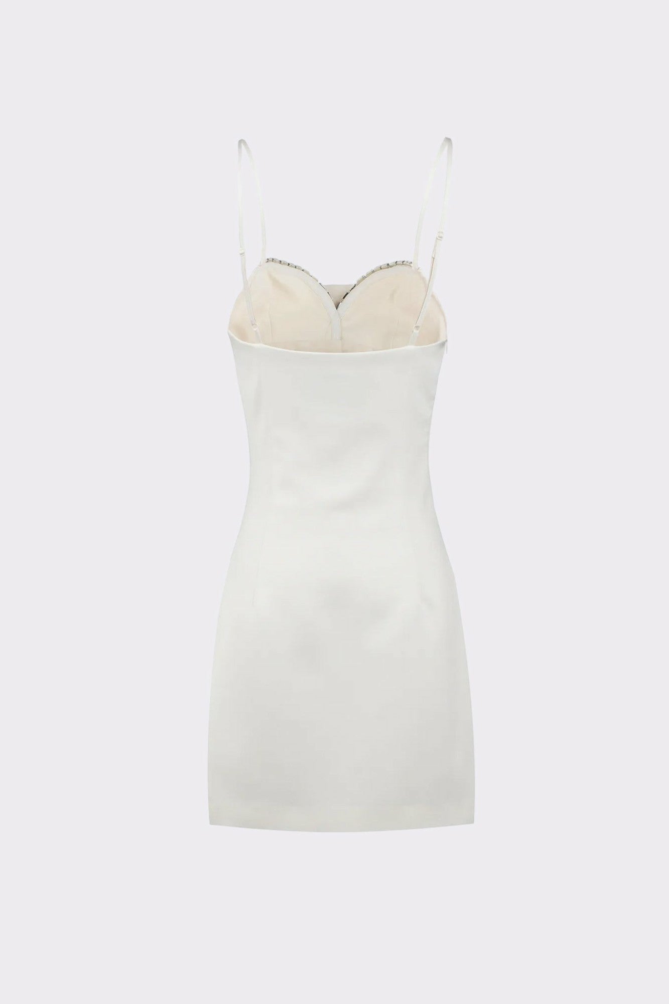 Nana Jacqueline Elsie Dress: White Mini Dress for Wedding After-Party White