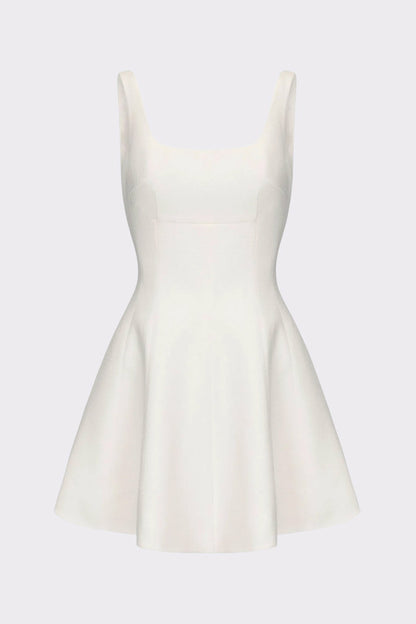 Nana Jacqueline Marianne Dress: White Mini Dress for Bridal Shower White