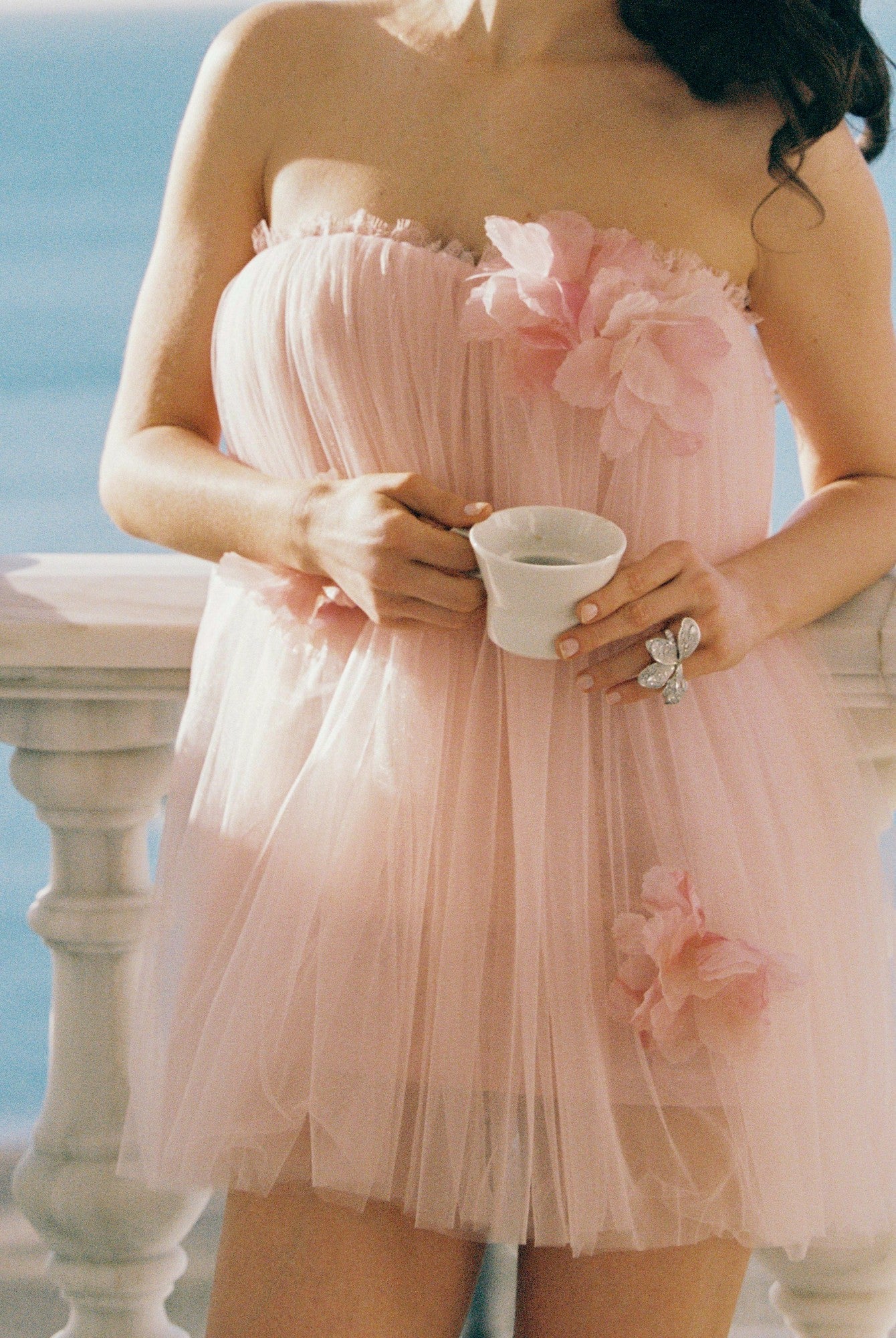 Nana Jacqueline Kensingten Dress: Pink Mini Dress for Engagement Party Pink