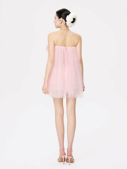 Nana Jacqueline Kensingten Dress: Pink Mini Dress for Engagement Party Pink