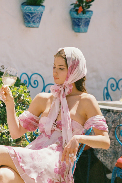Nana Jacqueline Lilly Dress: Pink Mini Dress for Garden Party Pink