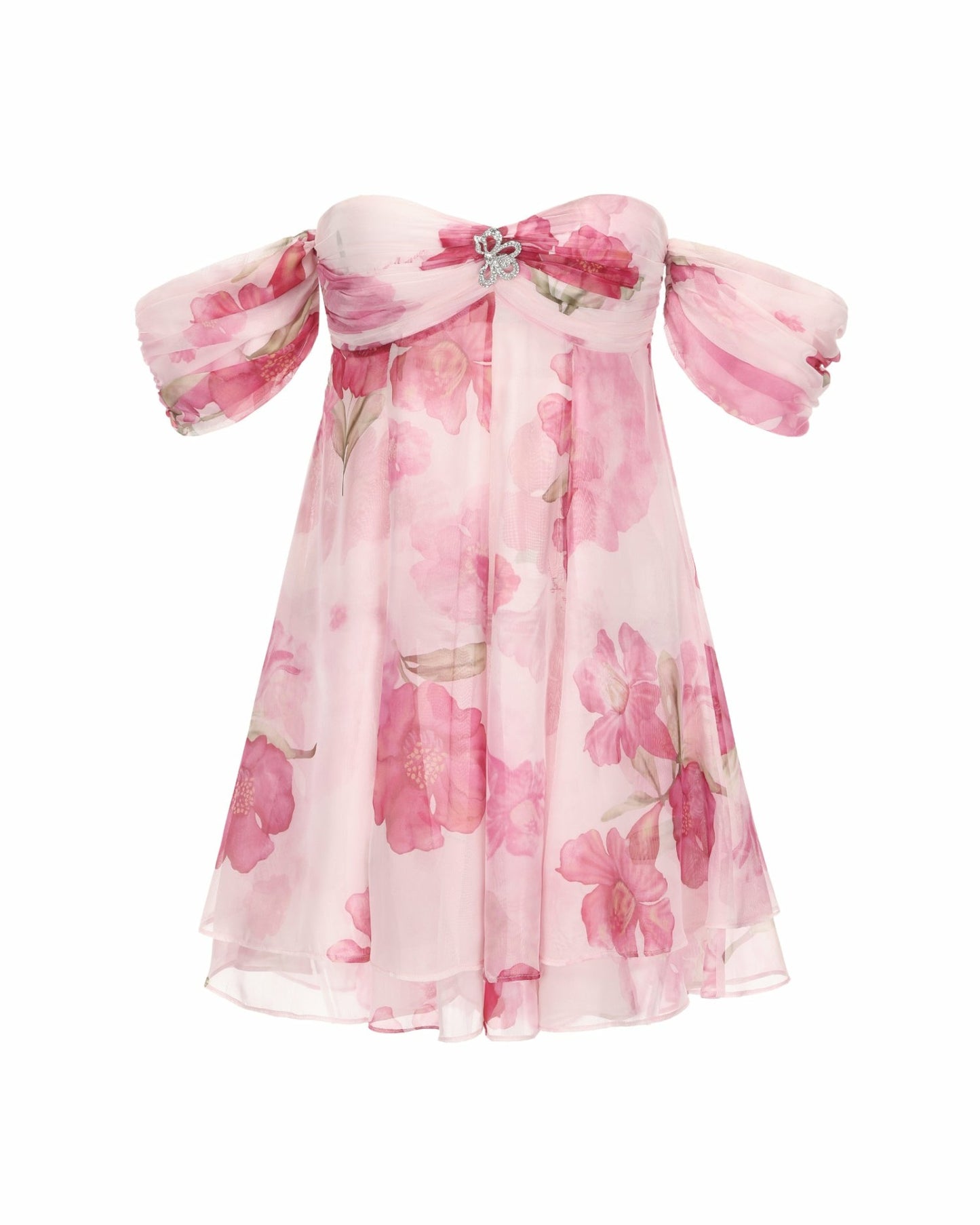 Nana Jacqueline Lilly Dress: Pink Mini Dress for Garden Party Pink