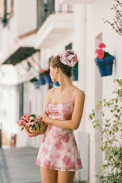 Nana Jacqueline Aria Dress: Pink Mini Dress for Birthday Celebration Pink