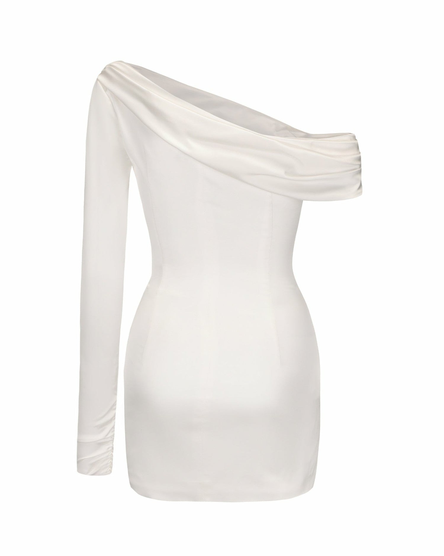 Nana Jacqueline Marlene Dress: White Mini Dress for Bridal Shower White