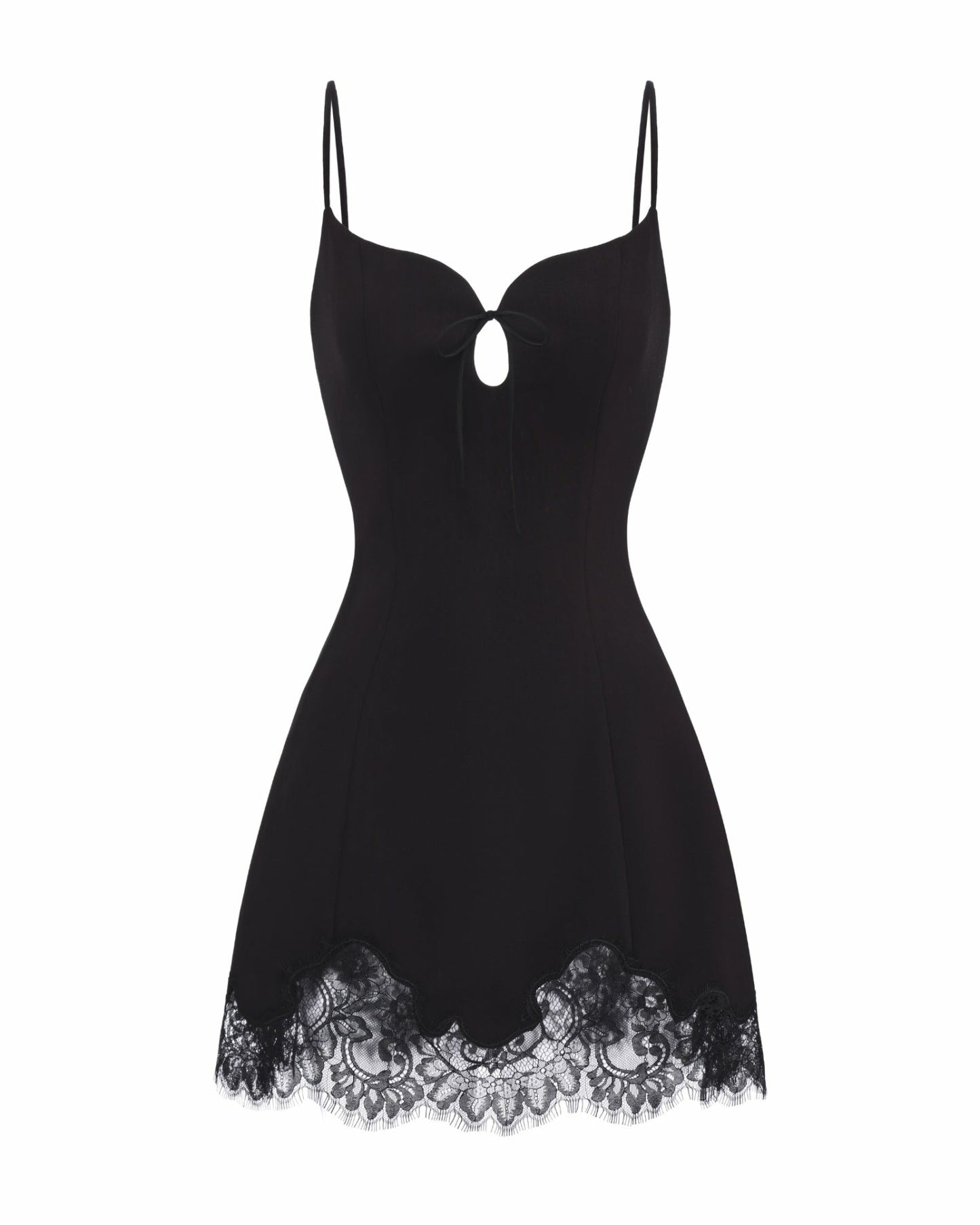 Nana Jacqueline Emira Dress: Black Mini Dress for Cocktail Party Black