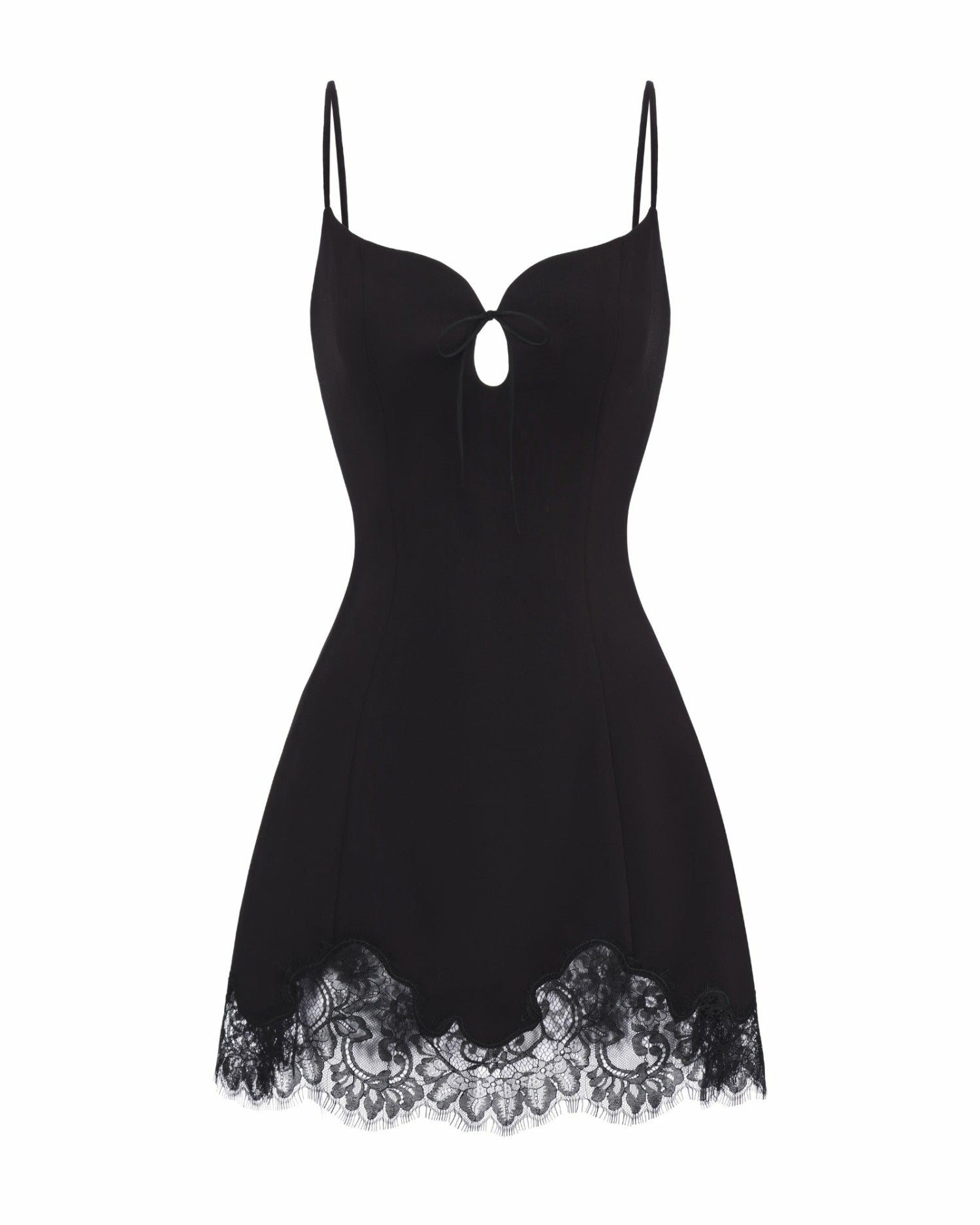 Nana Jacqueline Emira Dress: Black Mini Dress for Cocktail Party Black