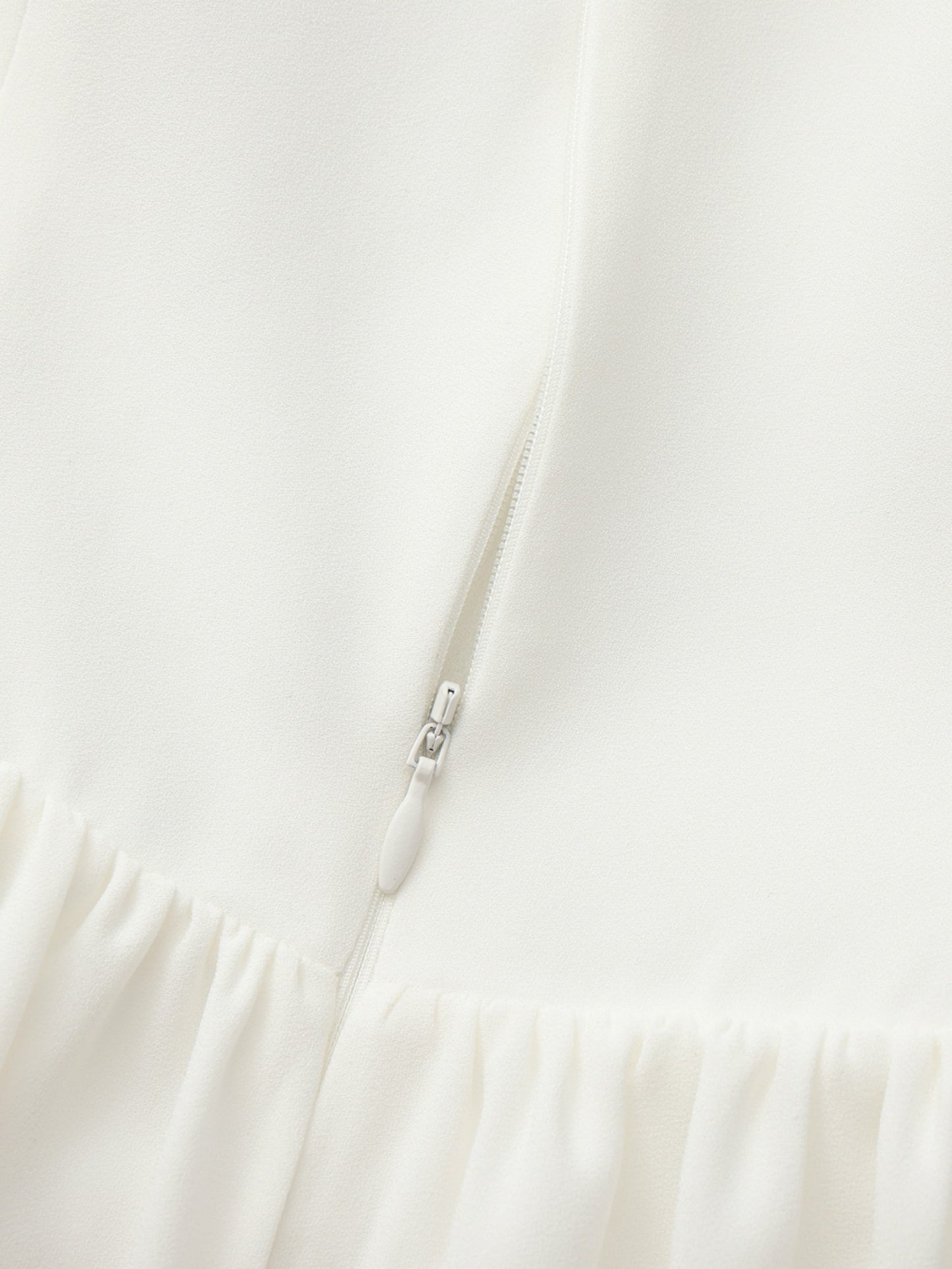 Nana Jacqueline Isabela Lace Trim Off-Shoulder Fitted Mini Dress White