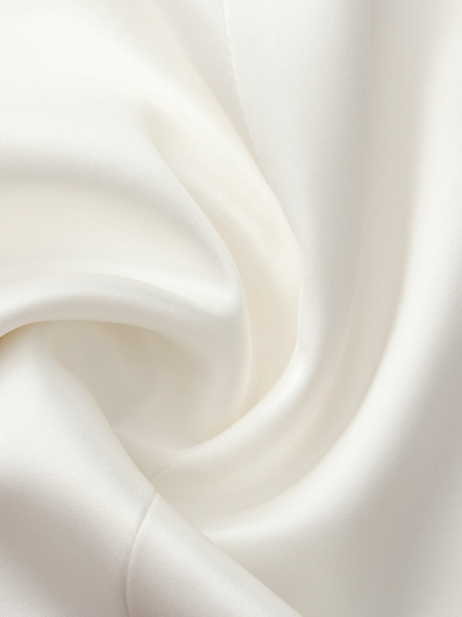 Nana Jacqueline Natalia Puff Sleeve White Satin Mini Dress White
