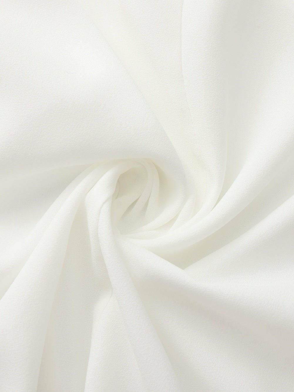 Nana Jacqueline Charlotte V-Neck Ruffle White Dress White