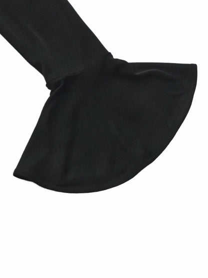 Nana Jacqueline Alessandra Deep V Crystal Black Mini Dress Black