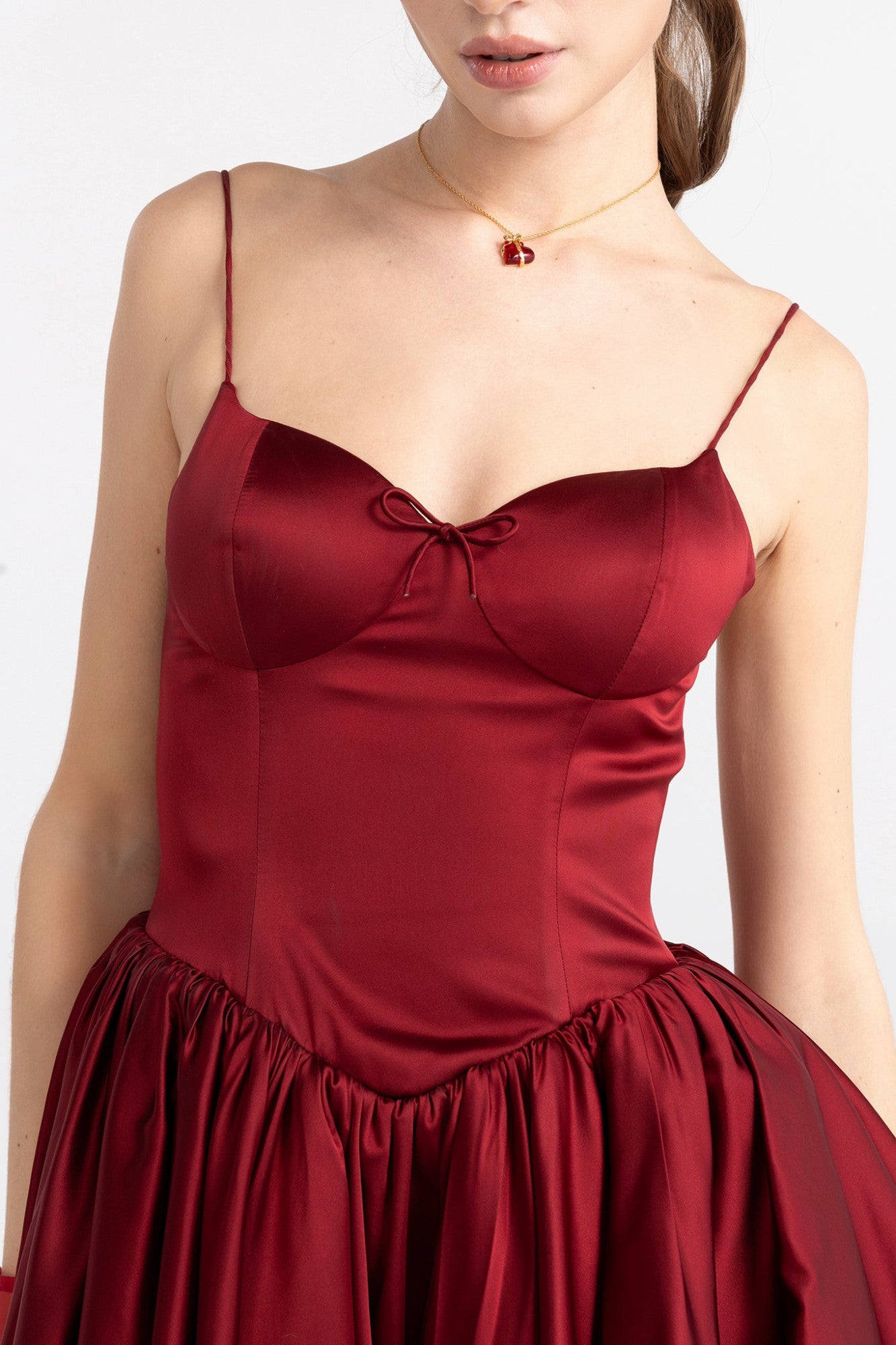 Nana Jacqueline Veronica Backless Mini Dress: Red Mini Dress for Birthday Red