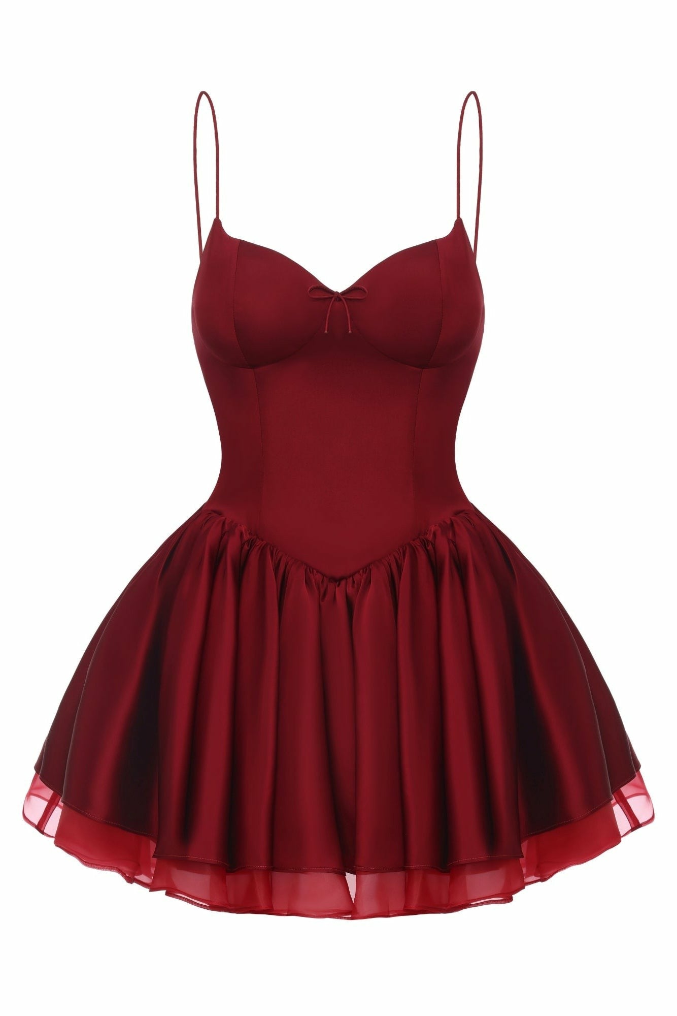 Nana Jacqueline Veronica Backless Mini Dress: Red Mini Dress for Birthday Red