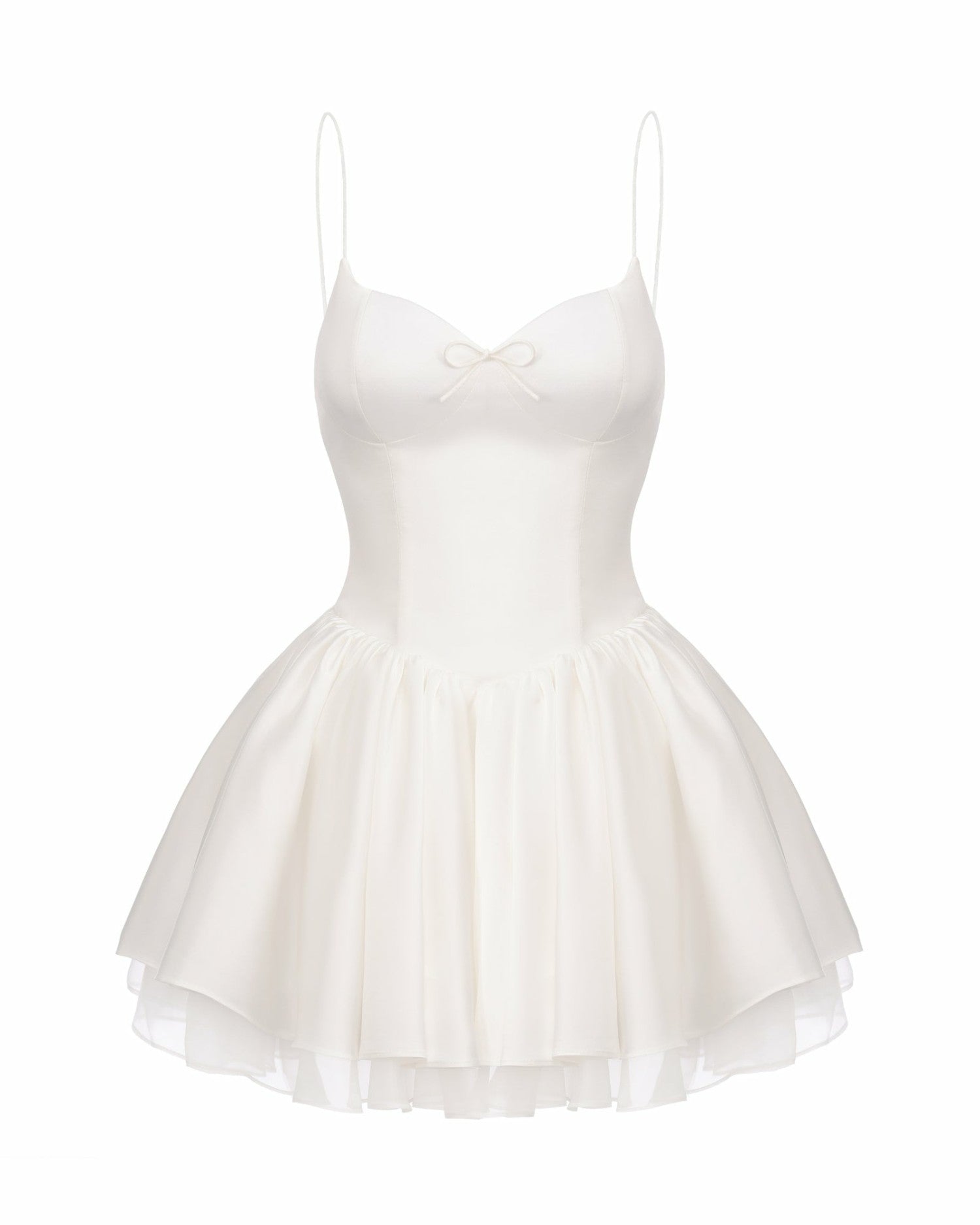Nana Jacqueline Veronica Backless Mini Dress: White Mini Dress for Bridal Shower White