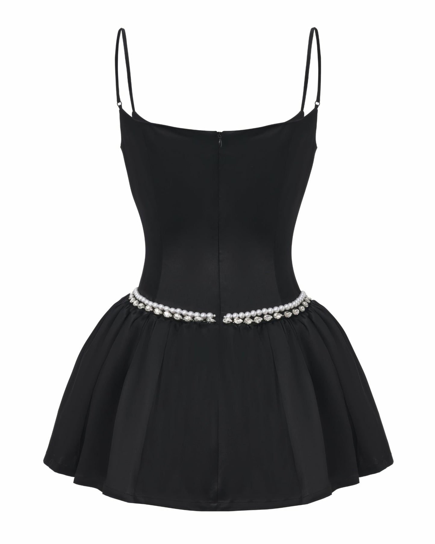 Nana Jacqueline Bella Pearl Mini Dress: Black Mini Dress for Birthday Celebration Black