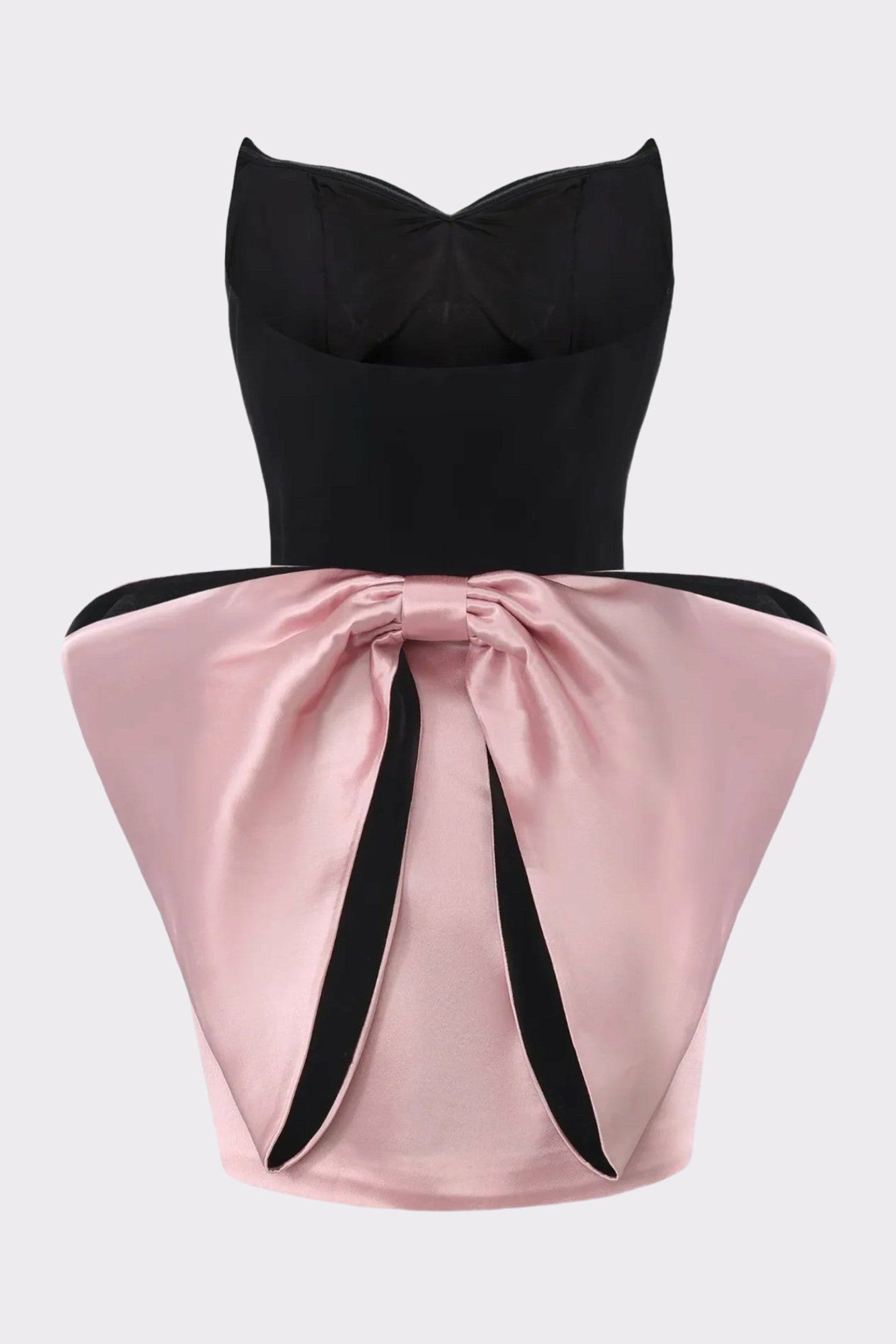 Nana Jacqueline Amelia Bow Mini Dress: Black Mini Dress for Cocktail Party Black