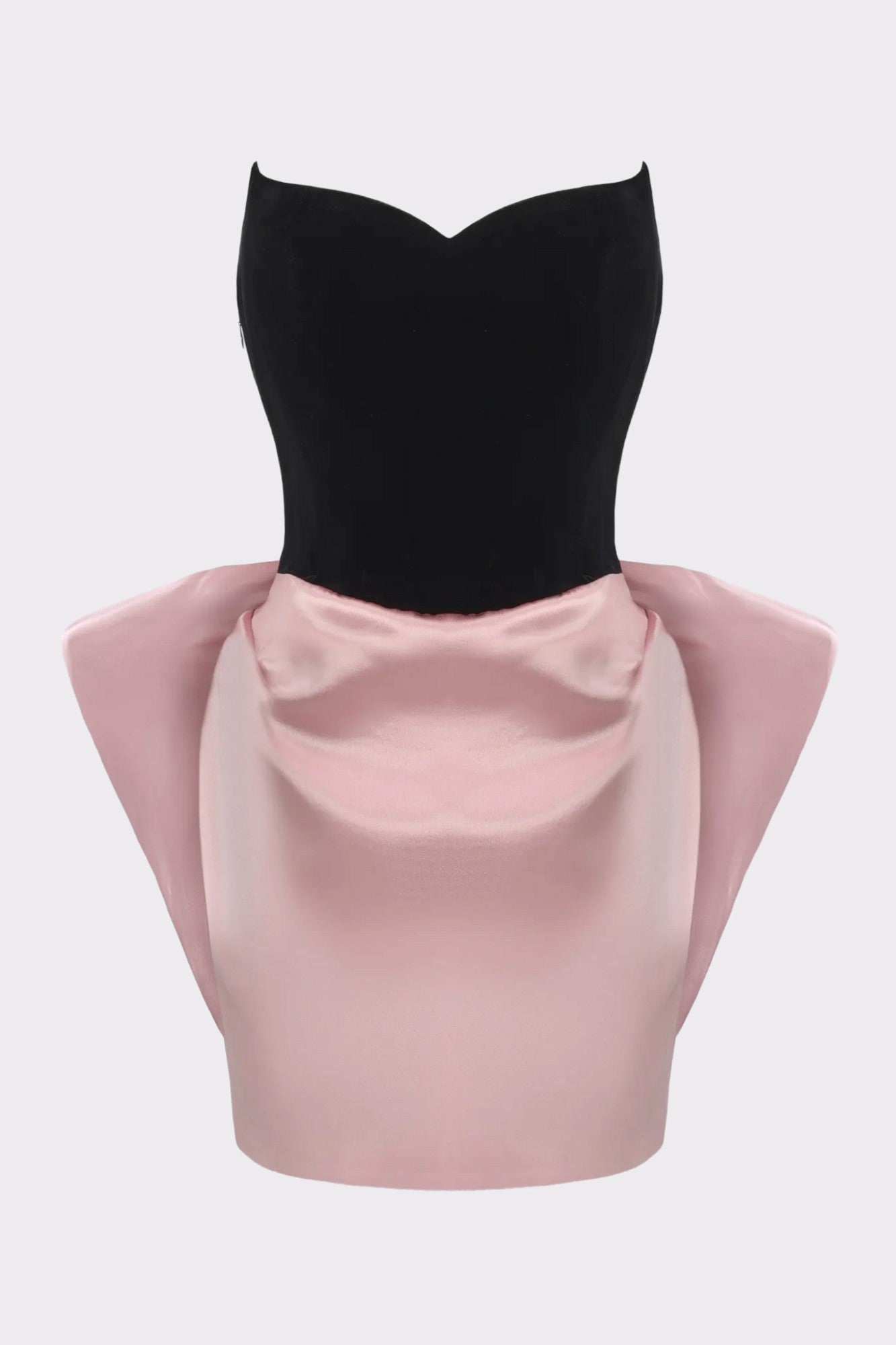 Nana Jacqueline Amelia Bow Mini Dress: Black Mini Dress for Cocktail Party Black