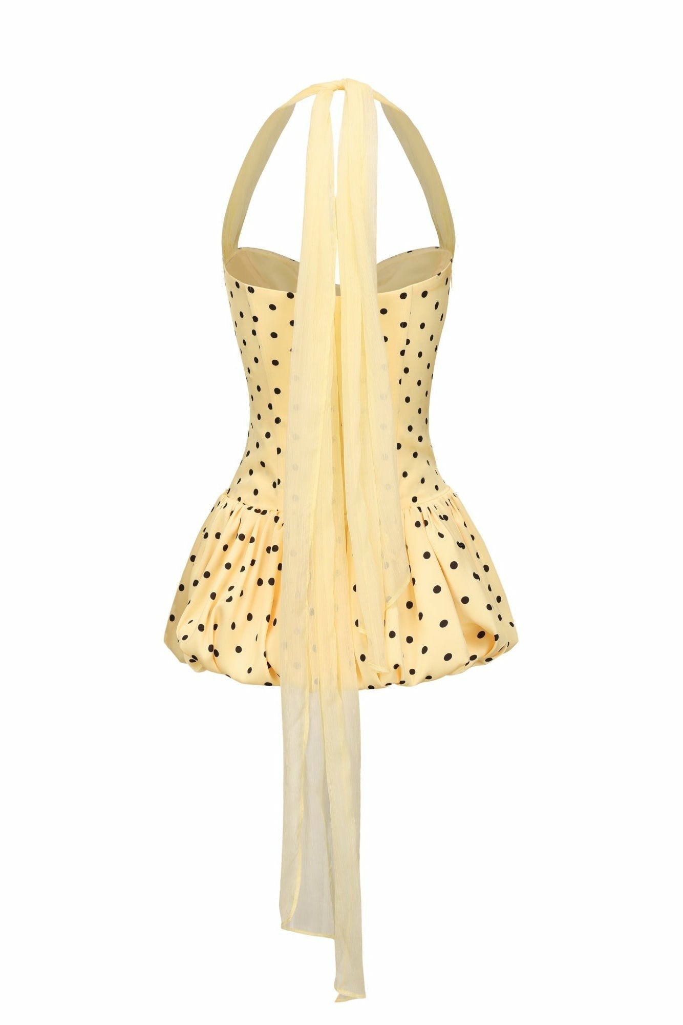 Nana Jacqueline Wendy Dress: Yellow Mini Dress for Birthday Celebration Yellow