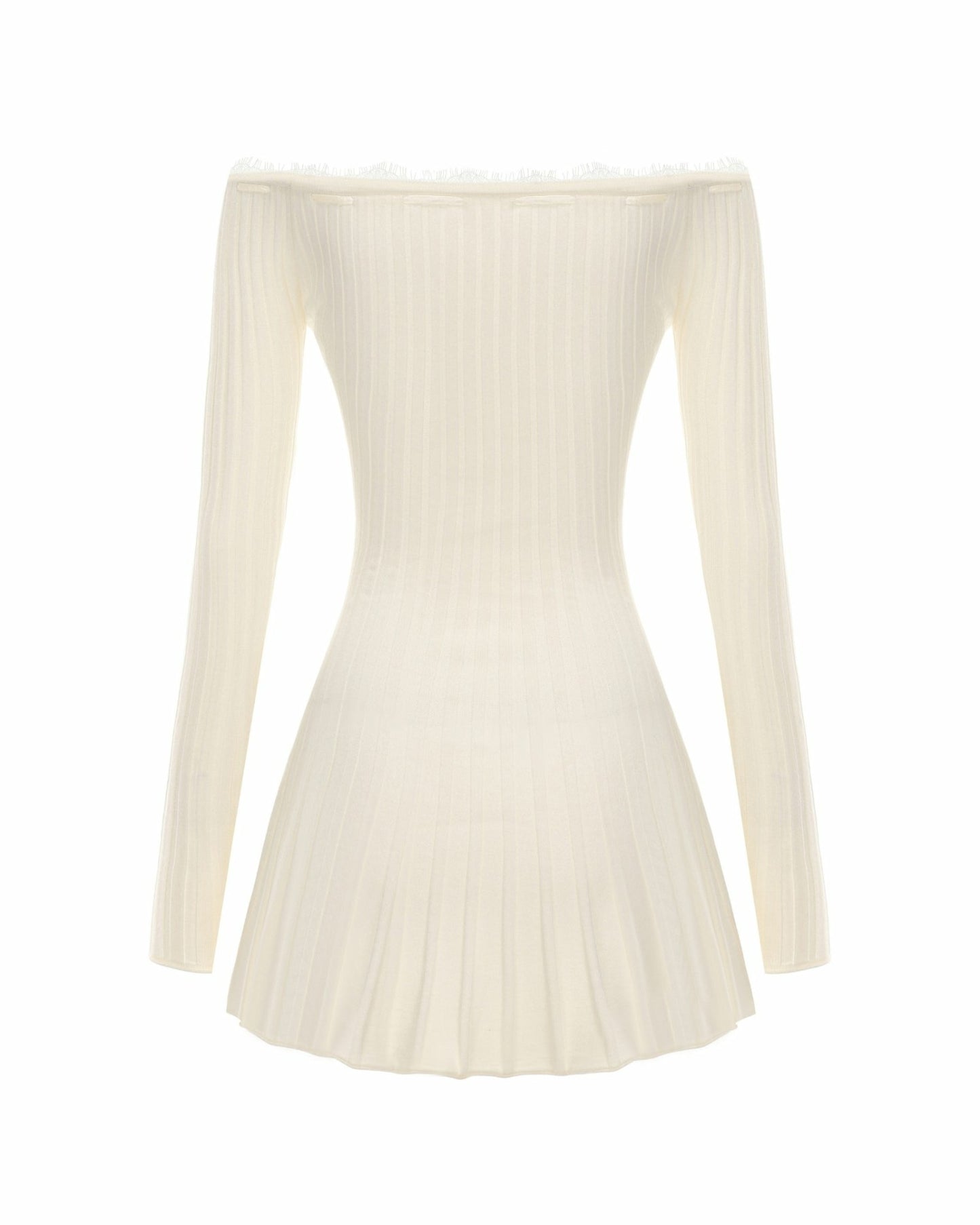 Nana Jacqueline Jenna Dress: White Mini Dress for Bridal Shower White