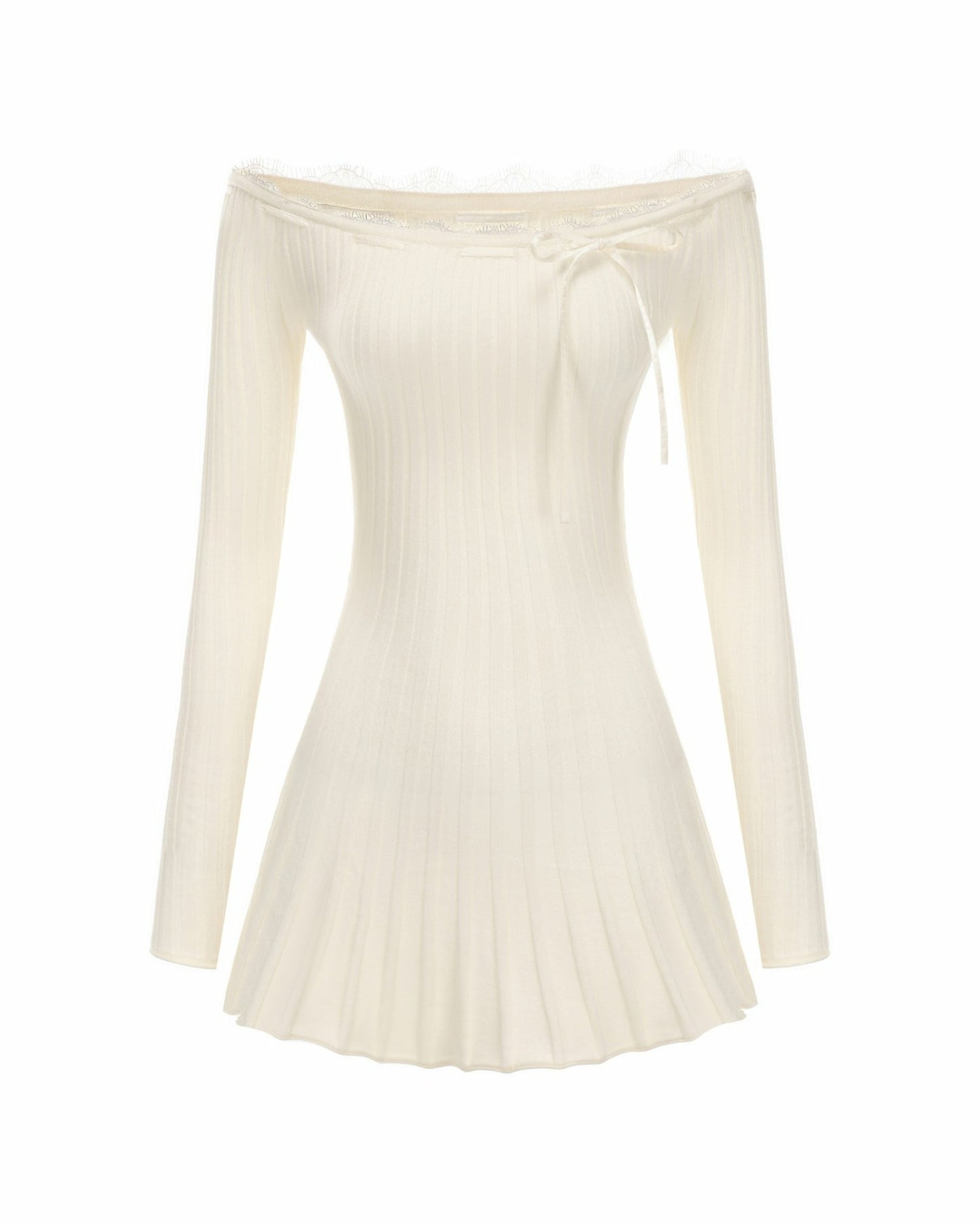 Nana Jacqueline Jenna Dress: White Mini Dress for Bridal Shower White