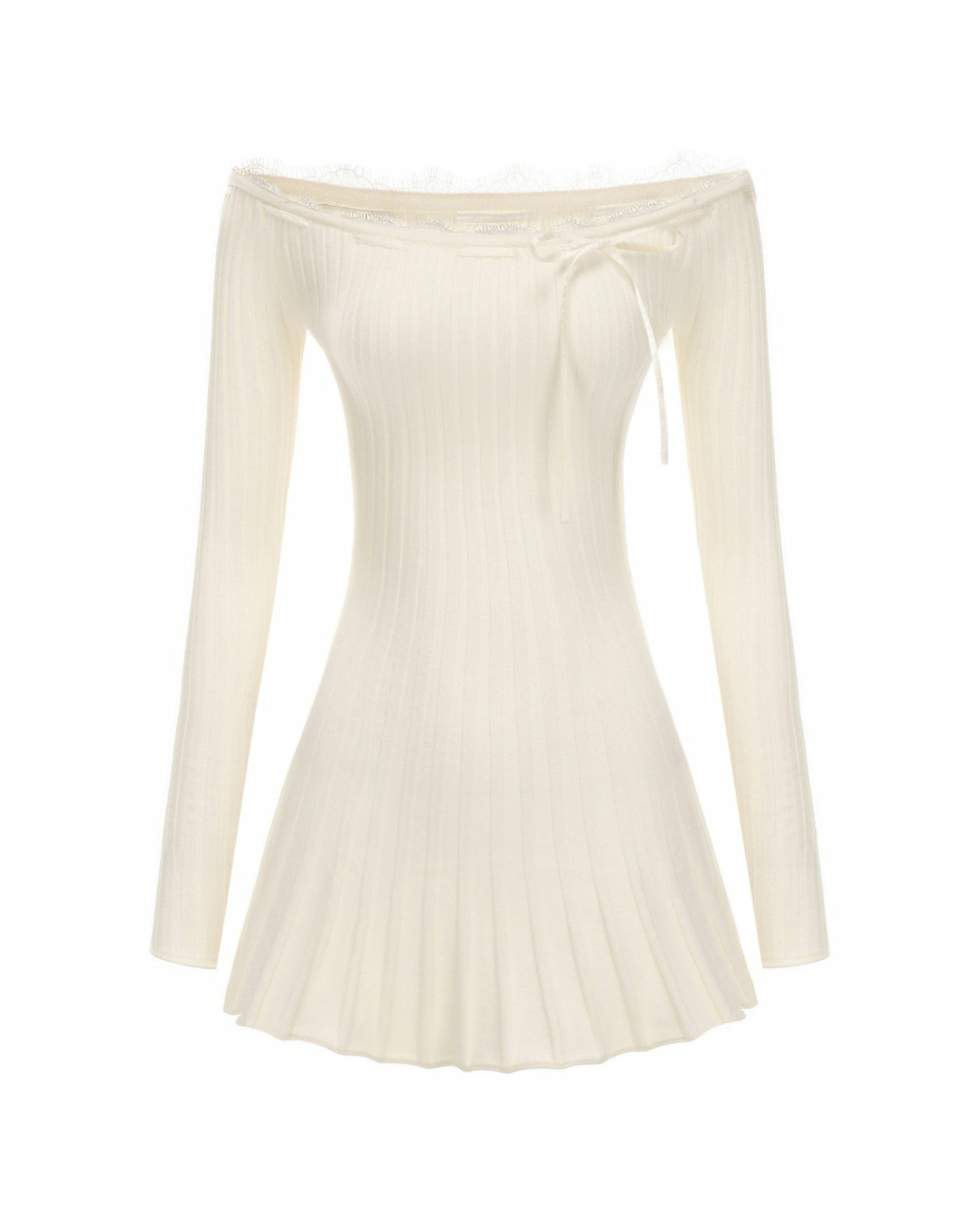 Nana Jacqueline Jenna Dress: White Mini Dress for Bridal Shower White