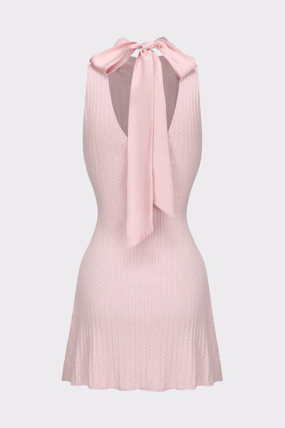 Nana Jacqueline Carrie Dress: Pink Mini Dress for Birthday Celebration Pink