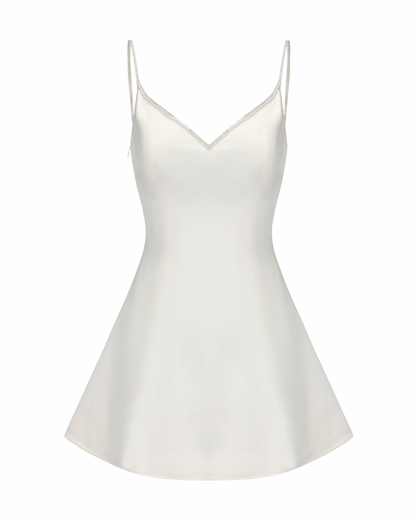 Nana Jacqueline Julisa Dress: White Mini Dress for Bridal Shower White