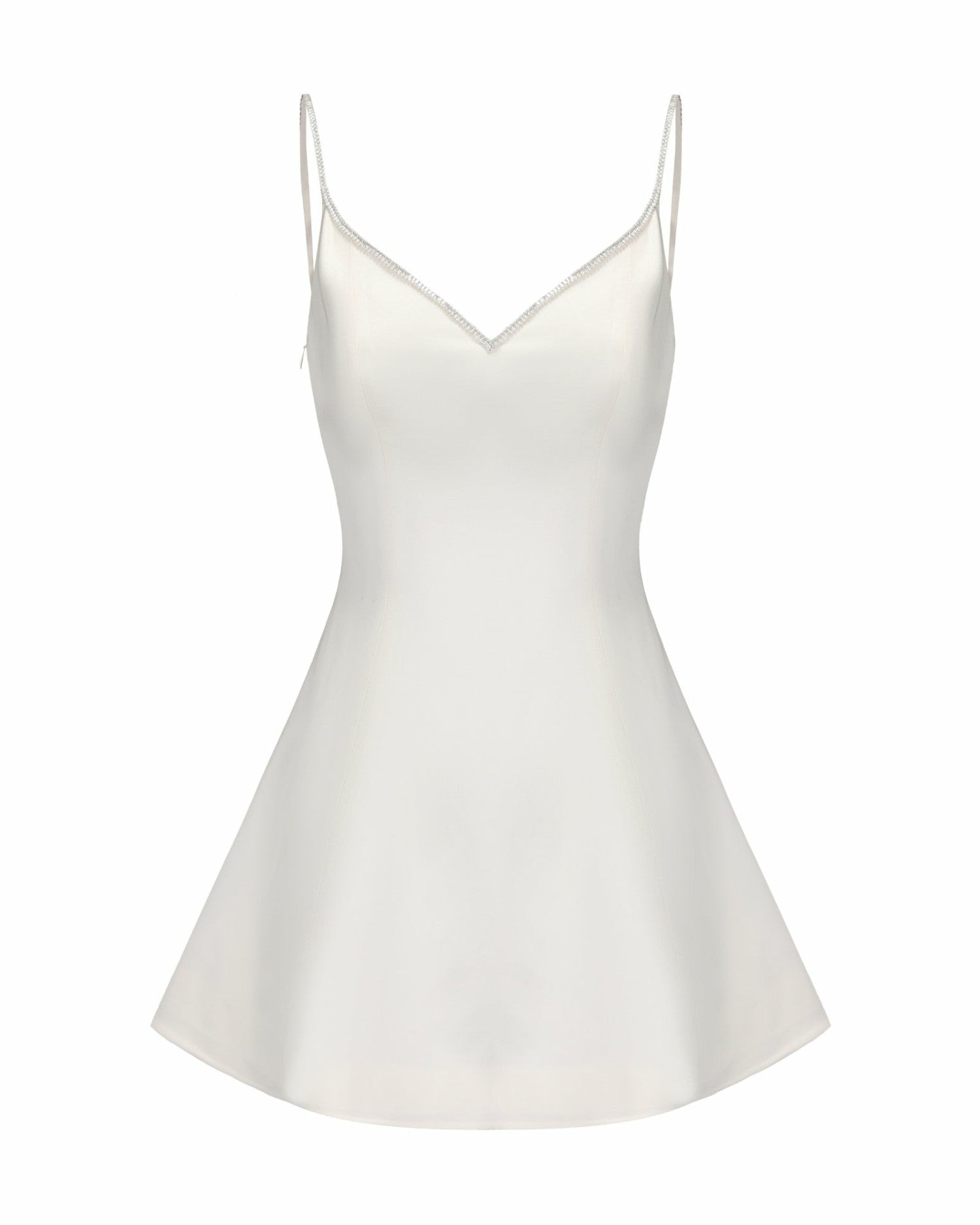 Nana Jacqueline Julisa Dress: White Mini Dress for Bridal Shower White