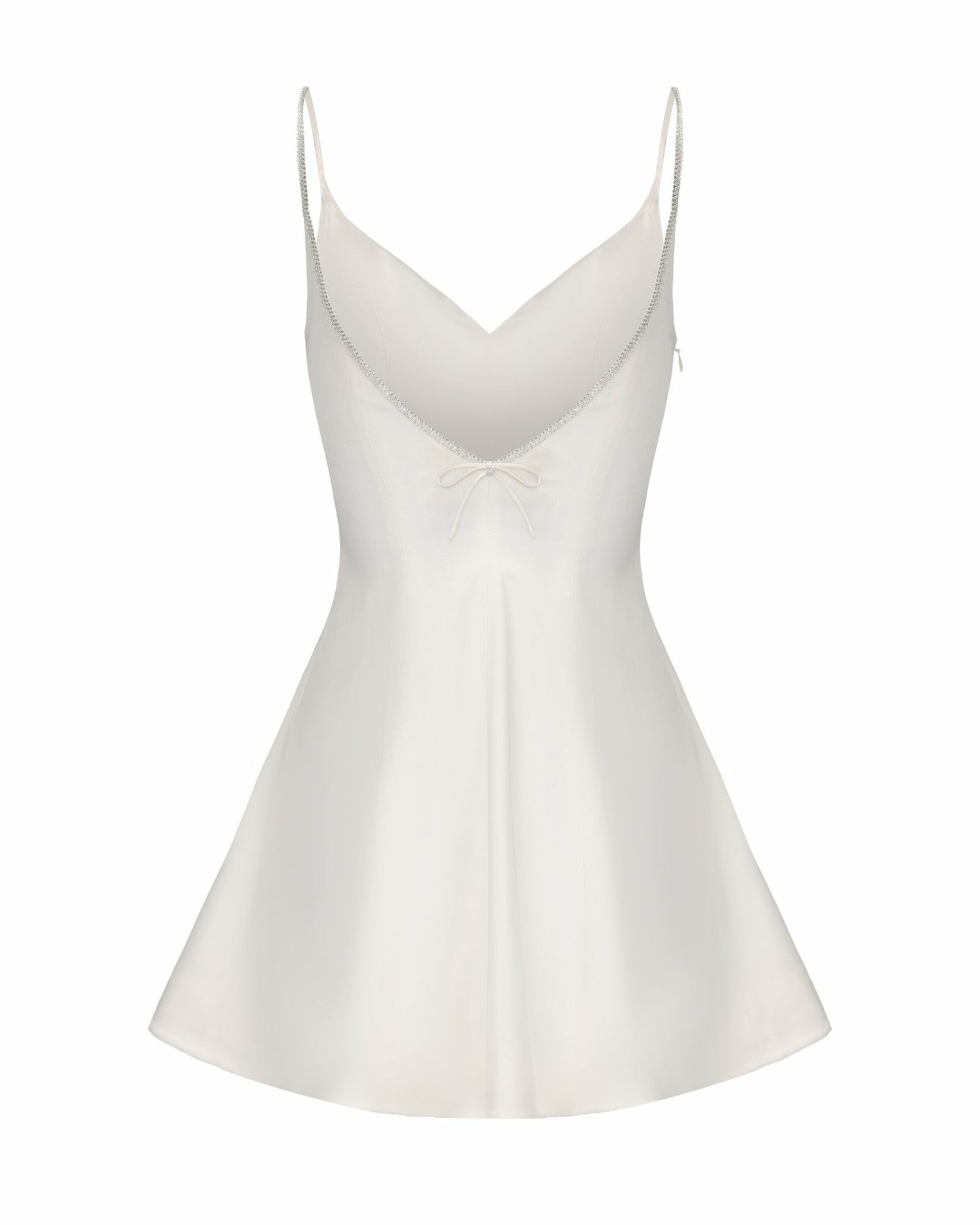 Nana Jacqueline Julisa Dress: White Mini Dress for Bridal Shower White