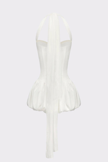 Nana Jacqueline White Mini Dress for Wedding After-Parties White
