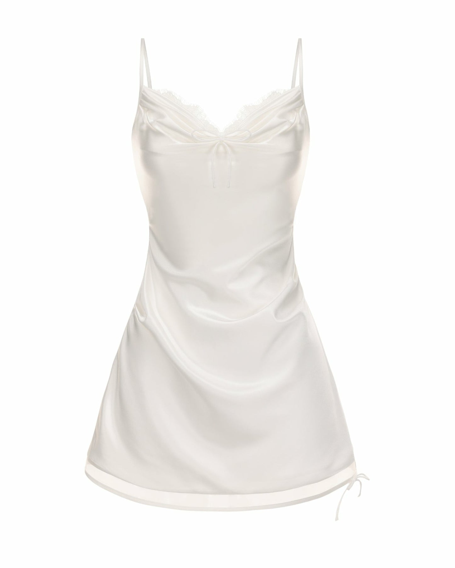 Nana Jacqueline Amara Dress: White Mini Dress for Bridal Shower White