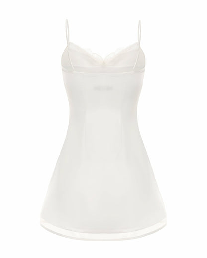 Nana Jacqueline Amara Dress: White Mini Dress for Bridal Shower White