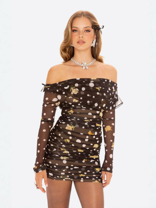 Nana Jacqueline Noelle Dress: Floral Mini Dress for Date Night Floral