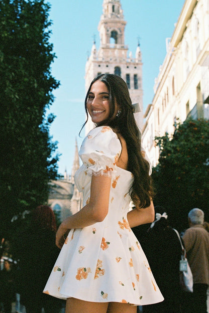 Nana Jacqueline Theodora Dress: Floral Mini Dress for Garden Party Floral