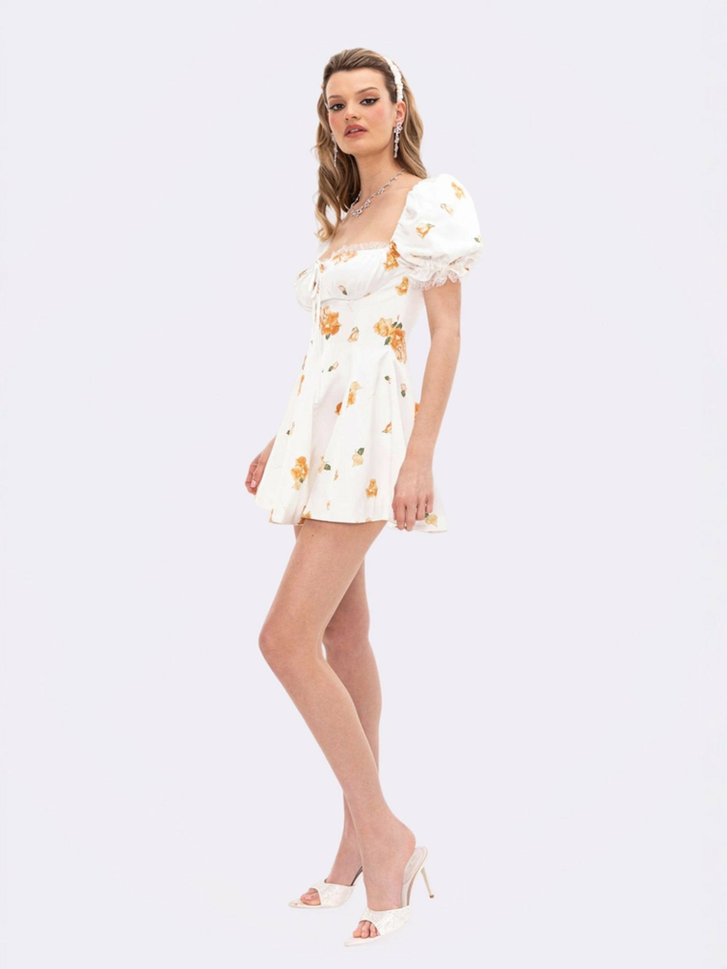 Nana Jacqueline Theodora Dress: Floral Mini Dress for Garden Party Floral